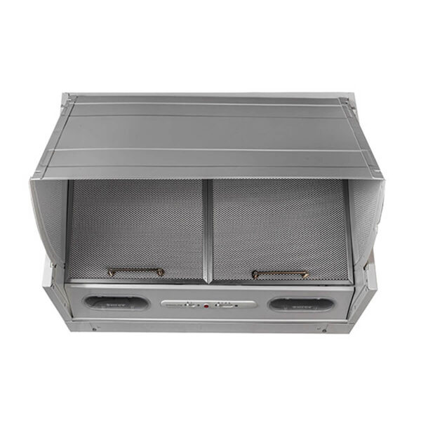 Davoline P 140 Silver Πτυσσόμενος Απορροφητήρας 59.9cm Γκρι